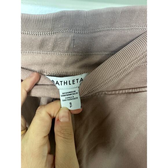 Athleta Small Tan Jogger Sweatpants - Picture 2 of 3